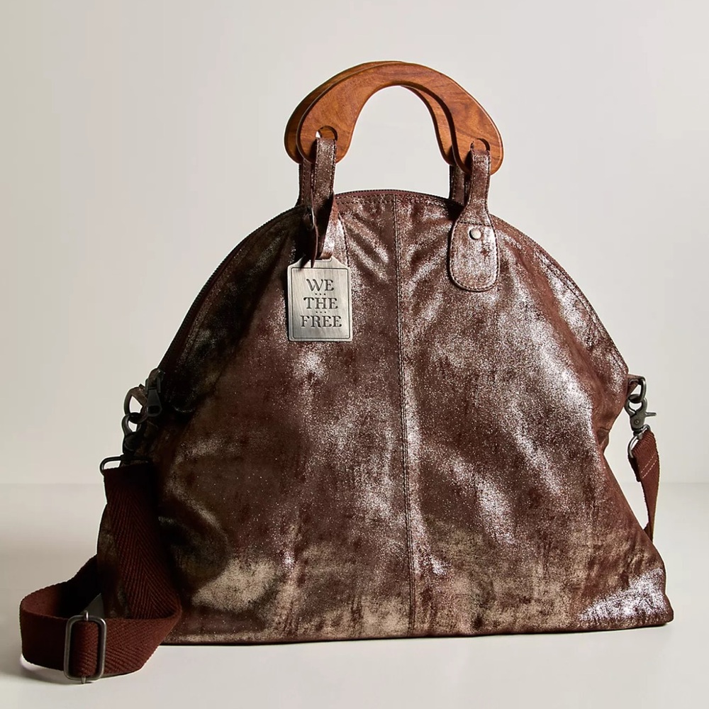 We The Free Pyrite Willow Tote (FREE PEOPLE) NEW WITH TAGS! SOLD OUT - Picture 4 of 9
